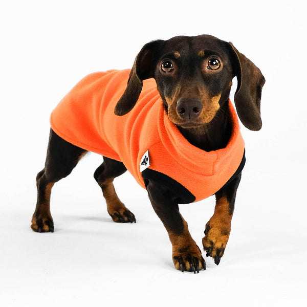 Dackel Fleece Long Shirt 2.0 Orange