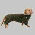 Bild in Galerie-Betrachter laden, Dackel Fleece Overall Dark Olive