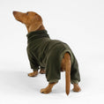 Bild in Galerie-Betrachter laden, Dachshund Overall Fleece DarkOlive