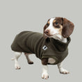 Bild in Galerie-Betrachter laden, FLEECE SHIRT Dackel Olivgrün