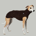 Bild in Galerie-Betrachter laden, FLEECE SHIRT Windhund Dunkelbraun