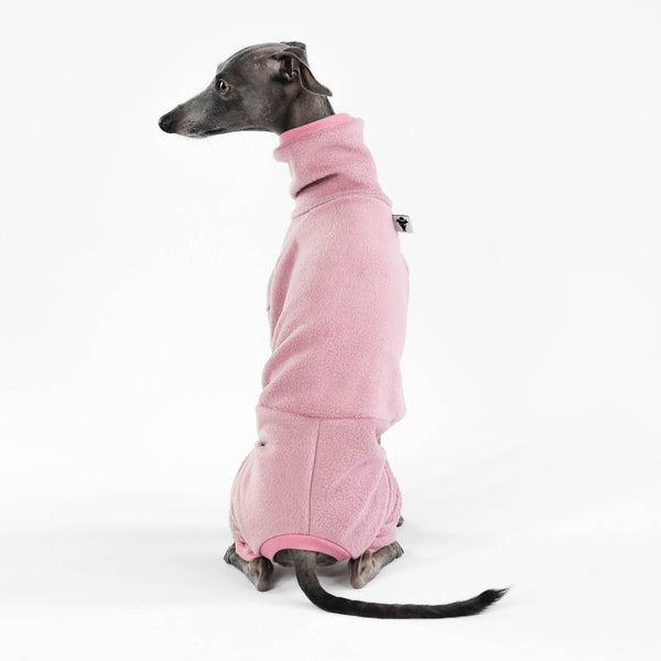 Italian Greyhound Fleece Overall Mulberry