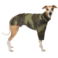 Bild in Galerie-Betrachter laden, Pullover Windhund Camouflage – hochwertige Hundekleidung für Dackel, Windspiele und Windhunde von Karma Hund Berlin – Ganzkörperansicht am Hund