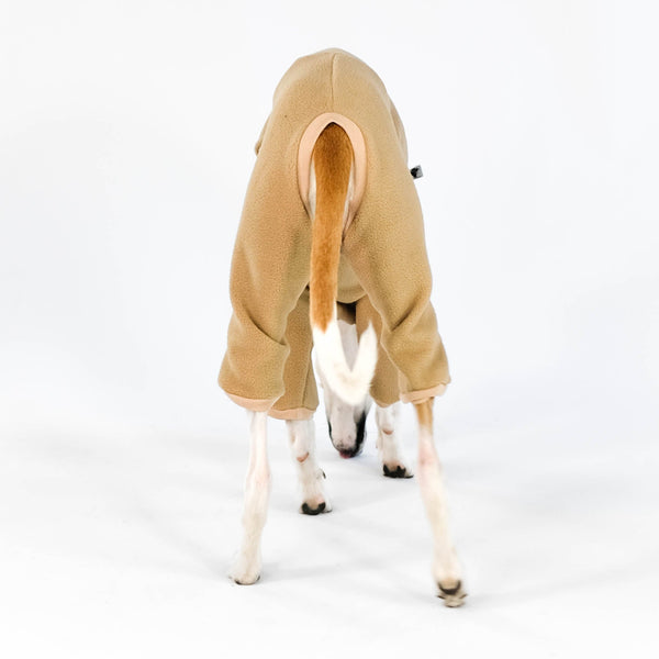 Whippet Fleece Overall Camel