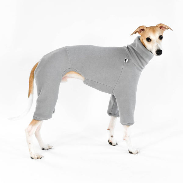 Whippet Fleece Overall Light Grey