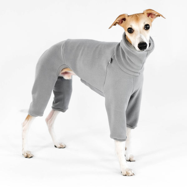 Whippet Fleece Overall Light Grey