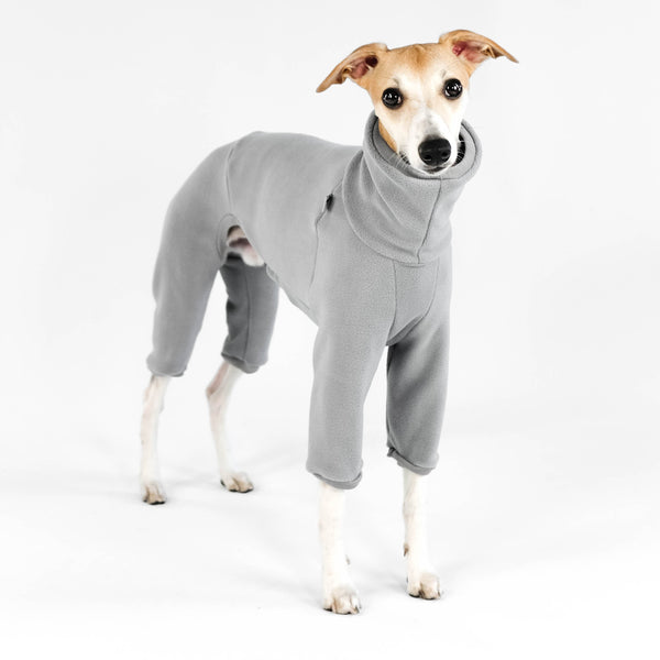 Whippet Fleece Overall Light Grey