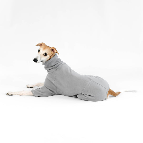 Whippet Fleece Overall Light Grey