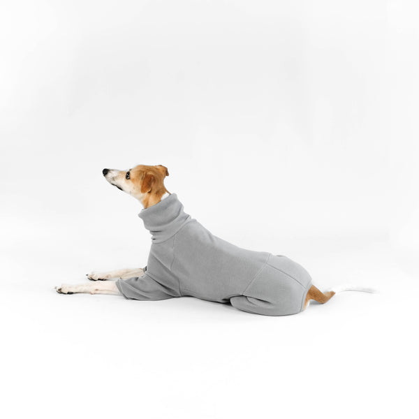 Whippet Fleece Overall Light Grey