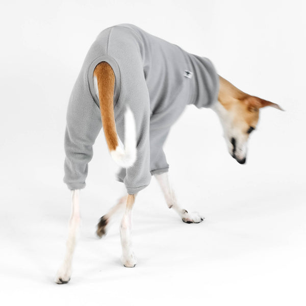 Whippet Fleece Overall Light Grey