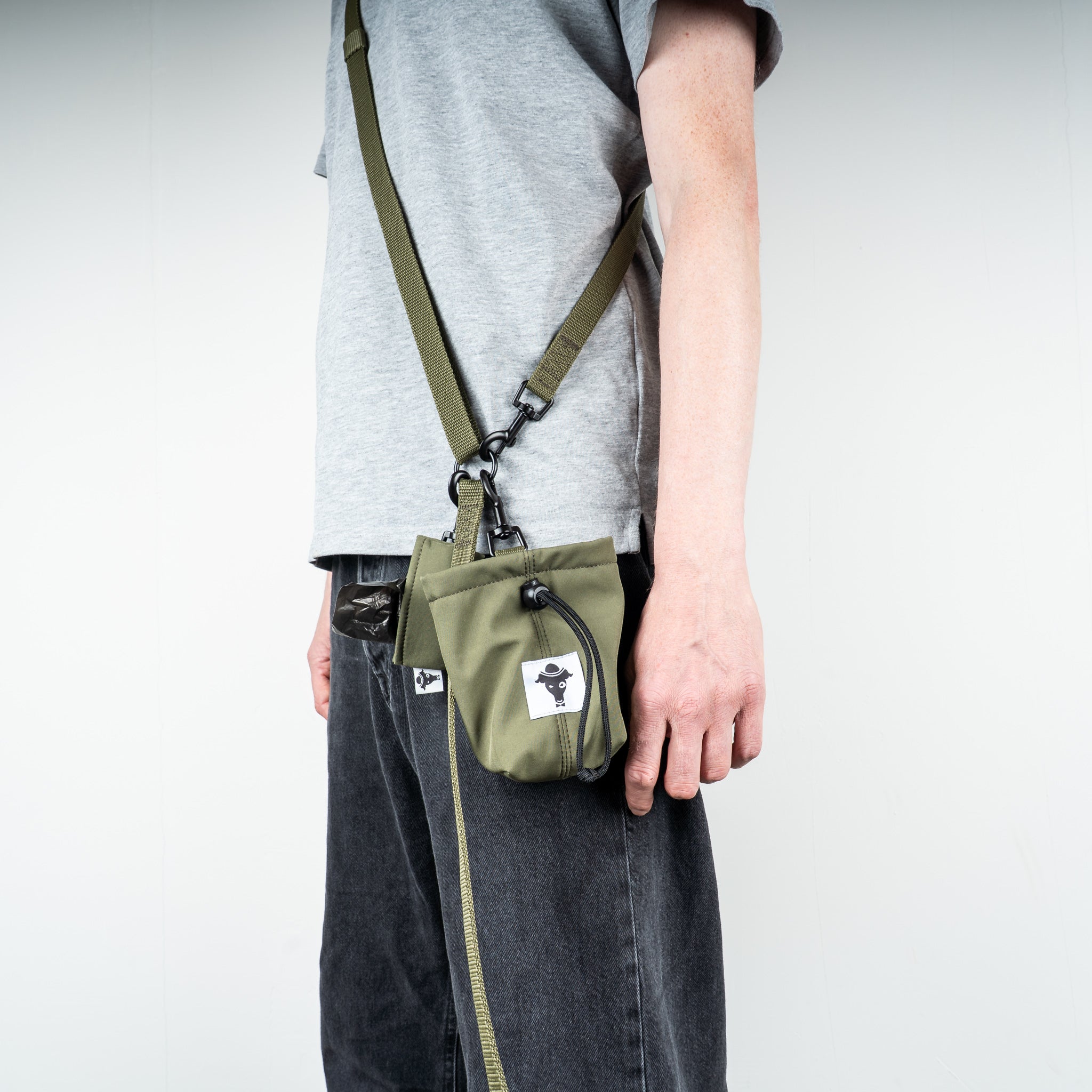 Crossbody Leine Dark Olive