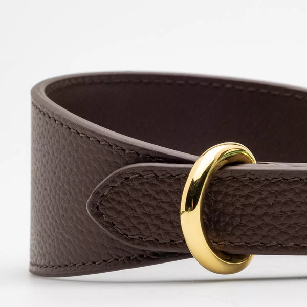 Coffee Brown Collar Windhundhalsband