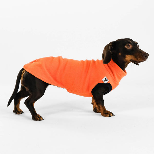 Dackel Fleece Long Shirt 2.0 Orange