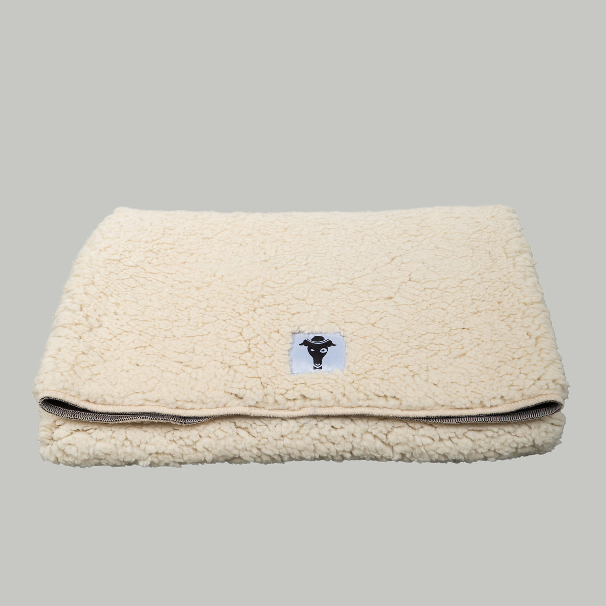 Teddy Kuscheldecke Dunkelbraun/Beige
