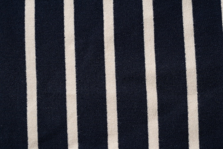 COTTON SHIRT Dackel Dunkelblau gestreift