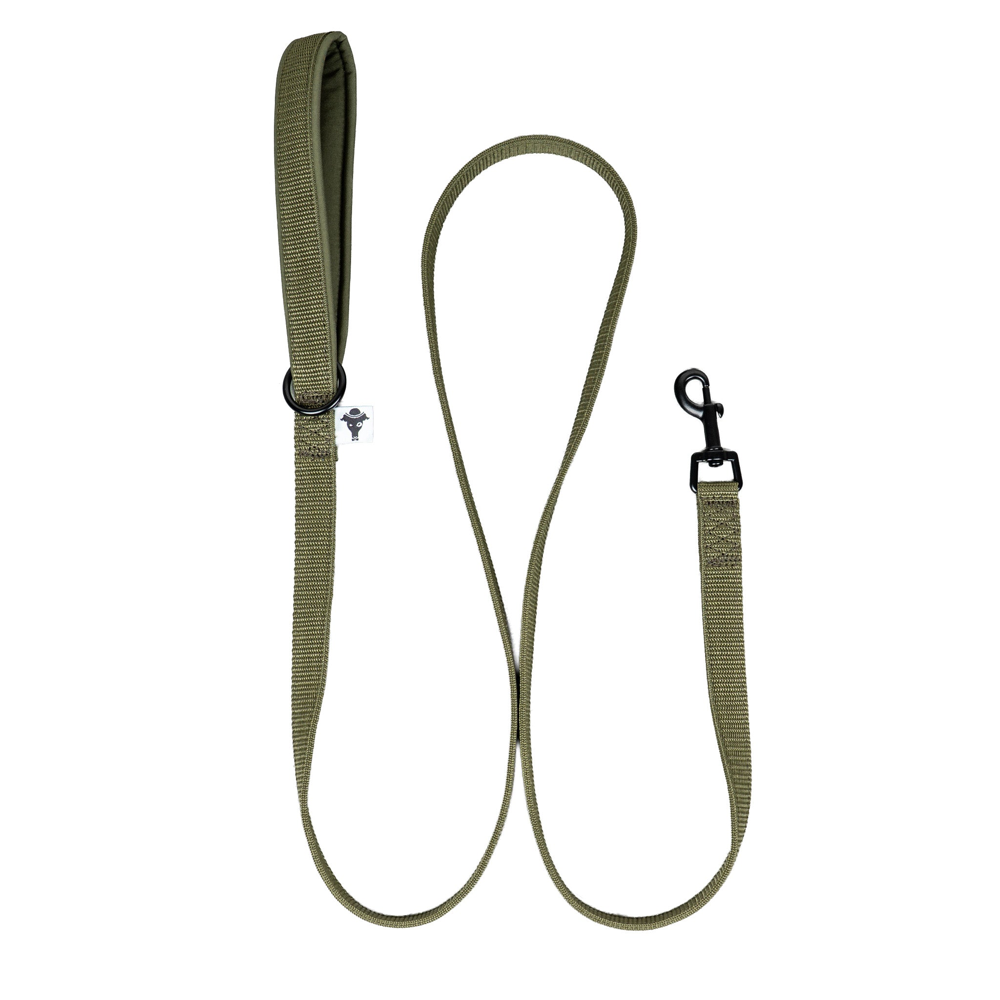 Gurtband Leine Dark Olive