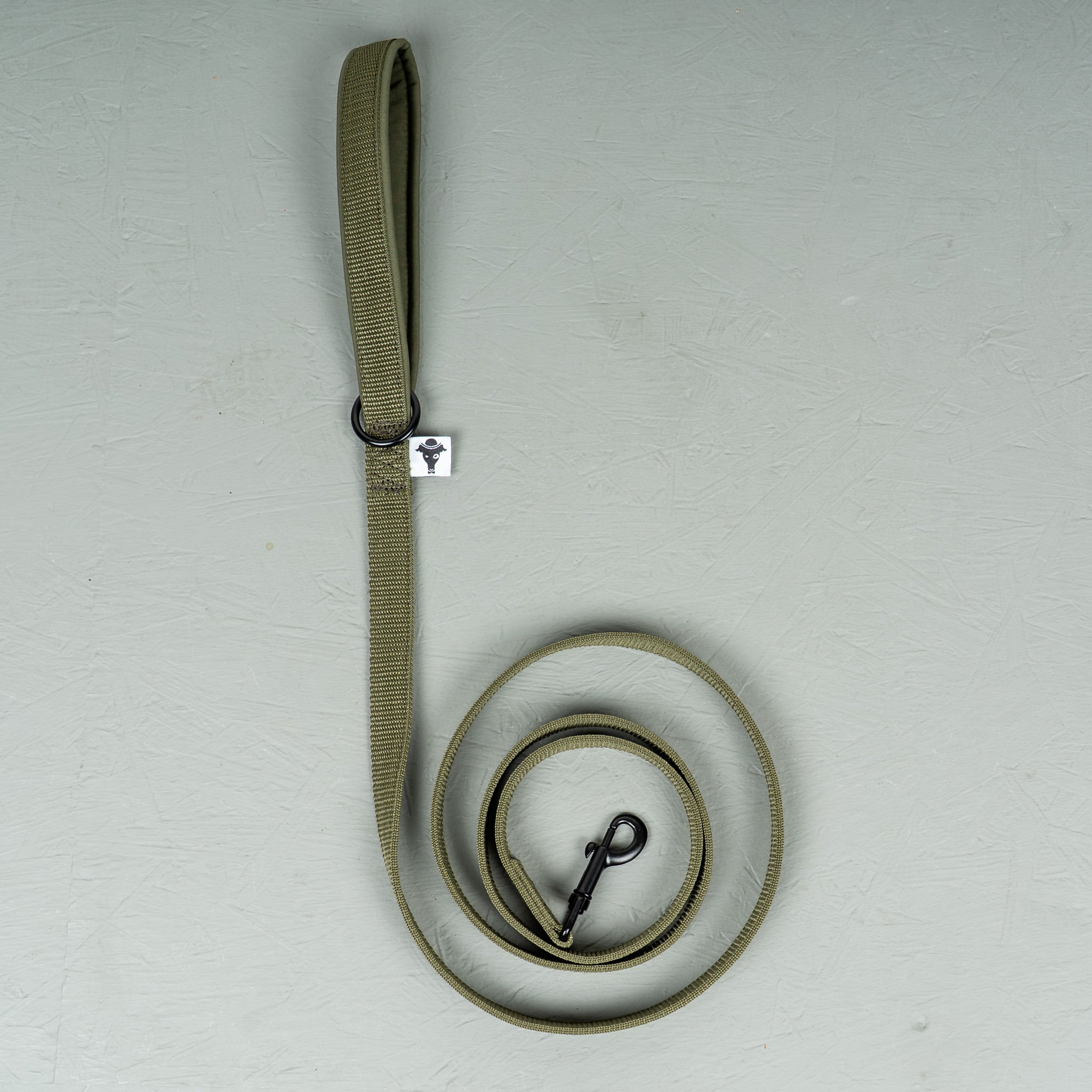 Gurtband Leine Dark Olive