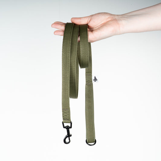 Gurtband Leine Dark Olive
