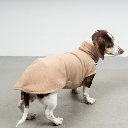 FLEECE SHIRT Dackel Camel