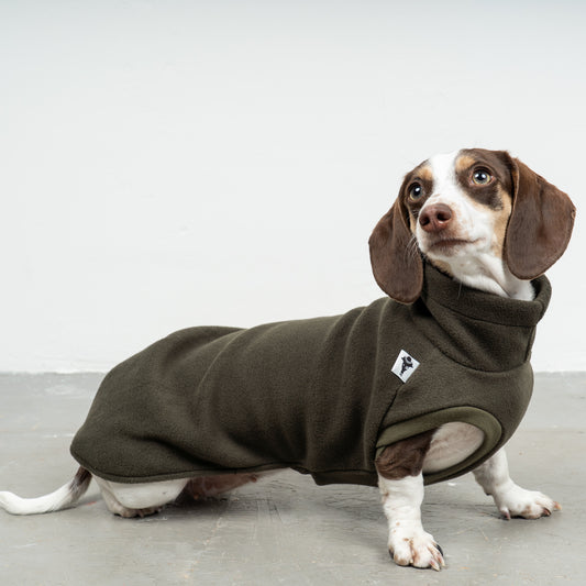 FLEECE SHIRT Dackel Dark Olive