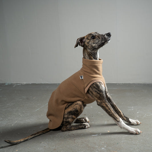 FLEECE SHIRT Windhund Camel