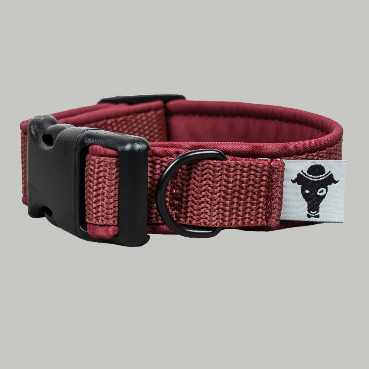 Softshell Halsband Weinrot