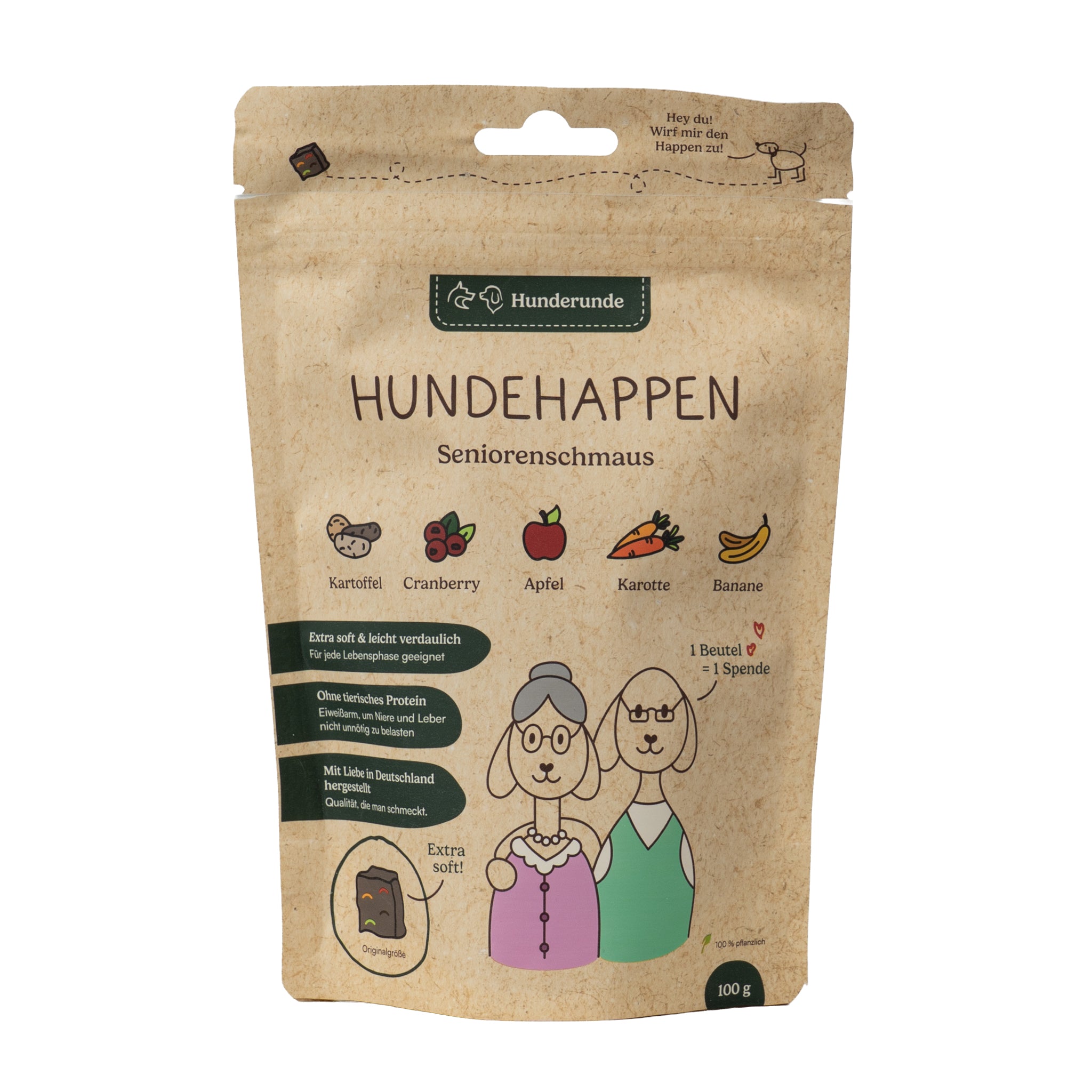 Hunderunde's Vegane Hundehappen – Seniorenschmaus