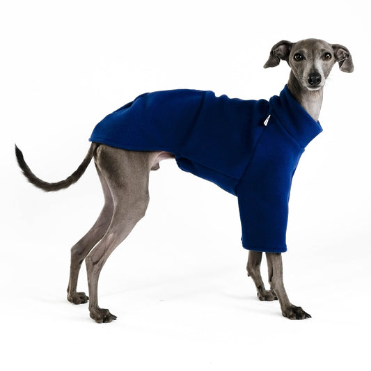 Hundepullover für Windspiele in Navy