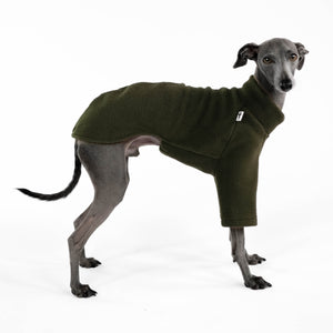 Windspiel Pullover Fleece Dark Olive