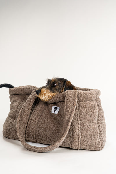 Teddy Tasche Dackel Walnut