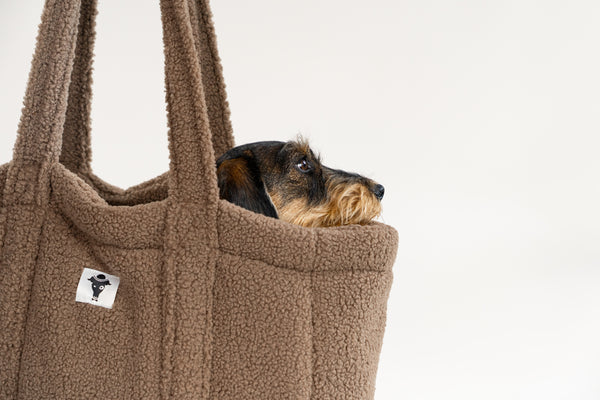 Teddy Shopper Walnut Dackel