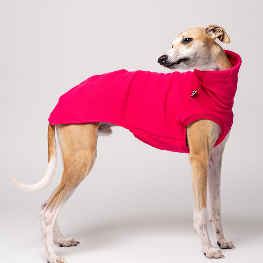 Fleece Shirt für Windhunde in Pink