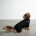 Bild in Galerie-Betrachter laden, Overall Dackel Schwarz – hochwertige Hundekleidung für Dackel, Windspiele und Windhunde von Karma Hund Berlin – Ganzkörperansicht am Hund
