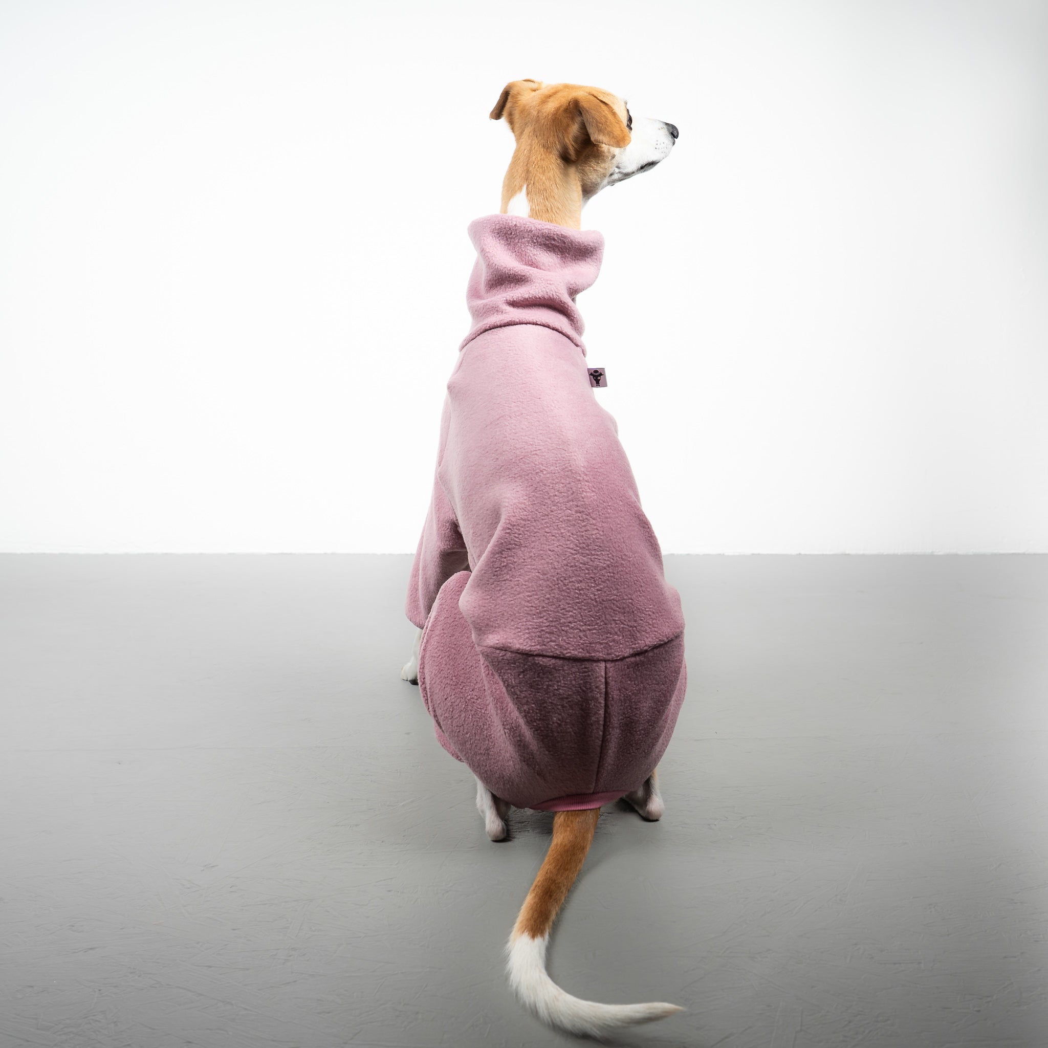 OVERALL Windhund Altrosa