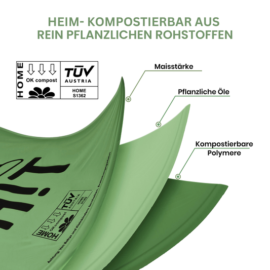 Kompostierbare rein pflanzliche Hundekotbeutel Smart Paws