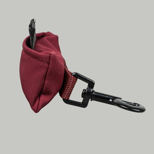 Softshell Kotbeutelhalter Weinrot
