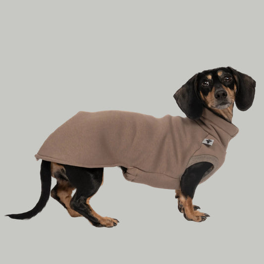 SWEAT SHIRT Dackel Braun