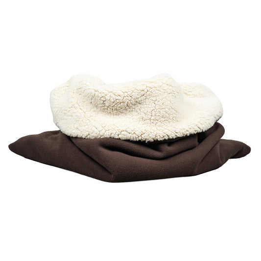 Teddy Hundeschlafsack Braun