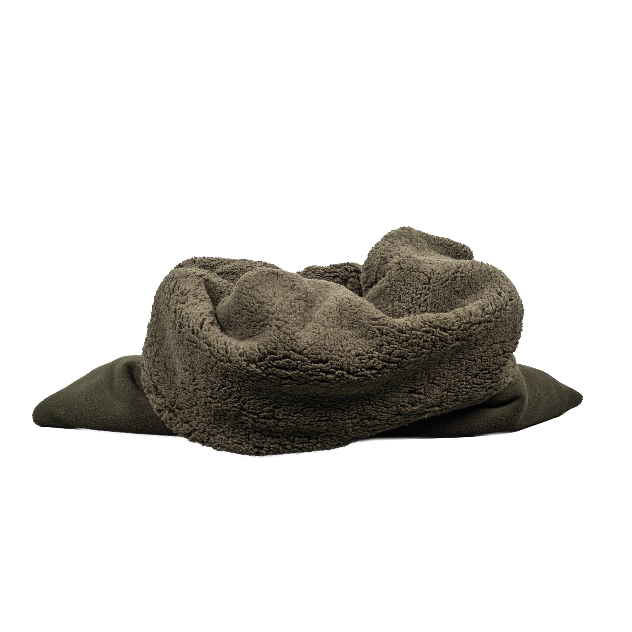 Teddy Hundeschlafsack Olivgrün