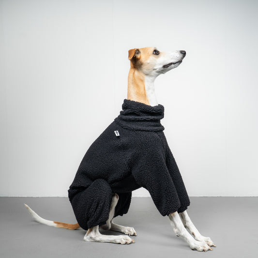 TEDDY OVERALL Windhund Schwarz