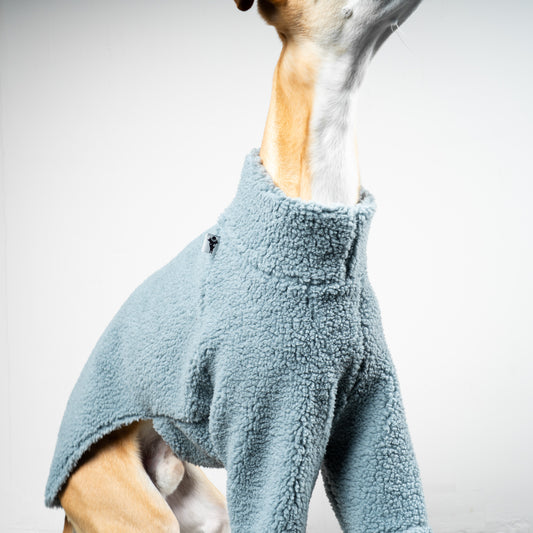 TEDDY PULLOVER Windhund Eisblau
