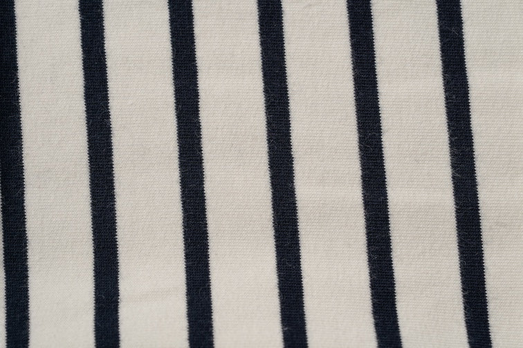 COTTON SHIRT Dackel Weiß gestreift