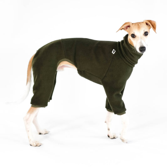Whippet Fleece Overall Dark Olive