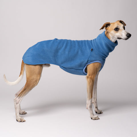 Windhund Fleece Shirt in Sky Blue