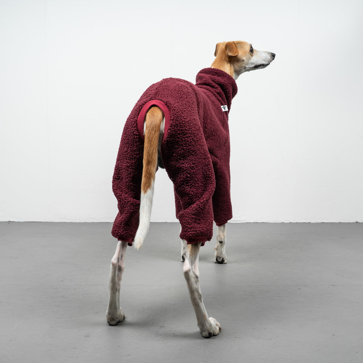 WINTER OVERALL 2.0 Windhund Weinrot