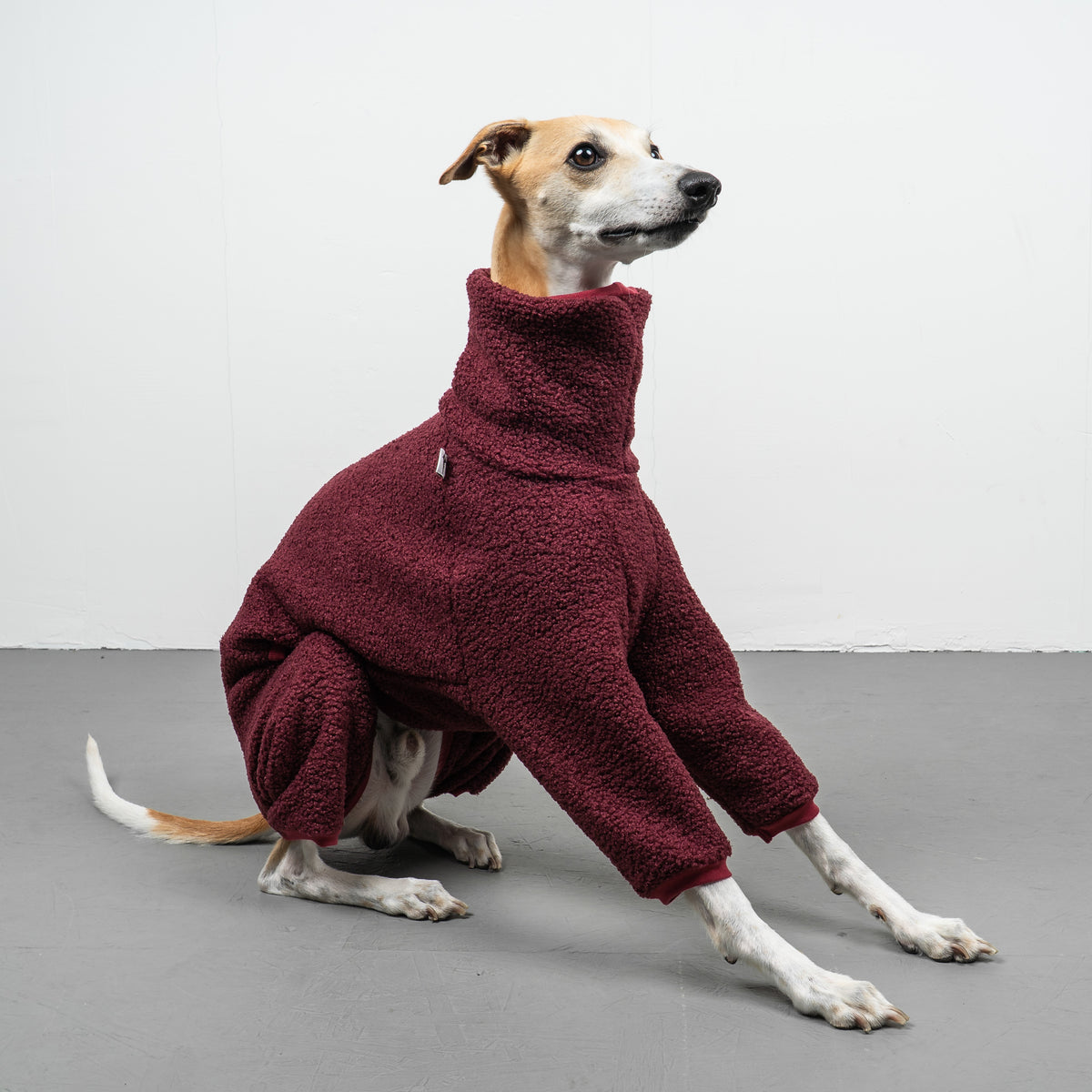 WINTER OVERALL 2.0 Windhund Weinrot