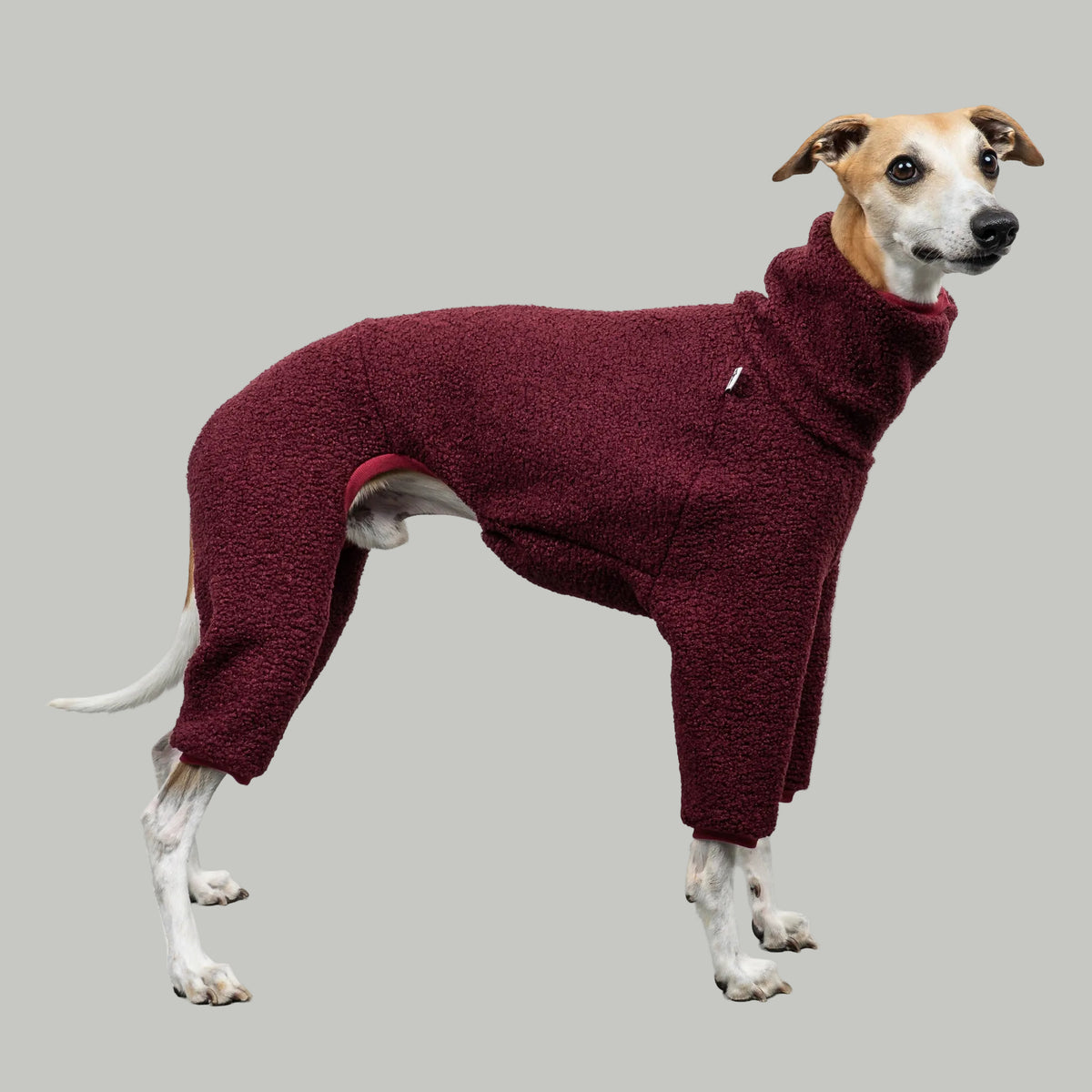 WINTER OVERALL 2.0 Windhund Weinrot