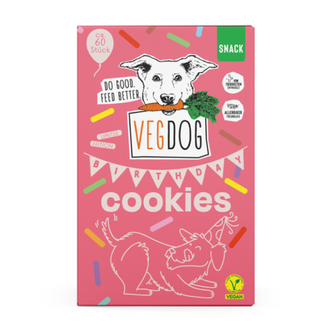 VEGDOG Birthday Cookies