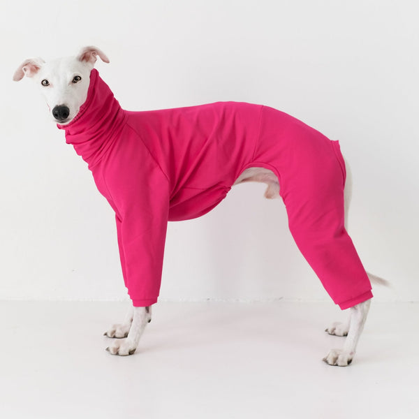 Cotton Collection Magenta Overall für Whippets